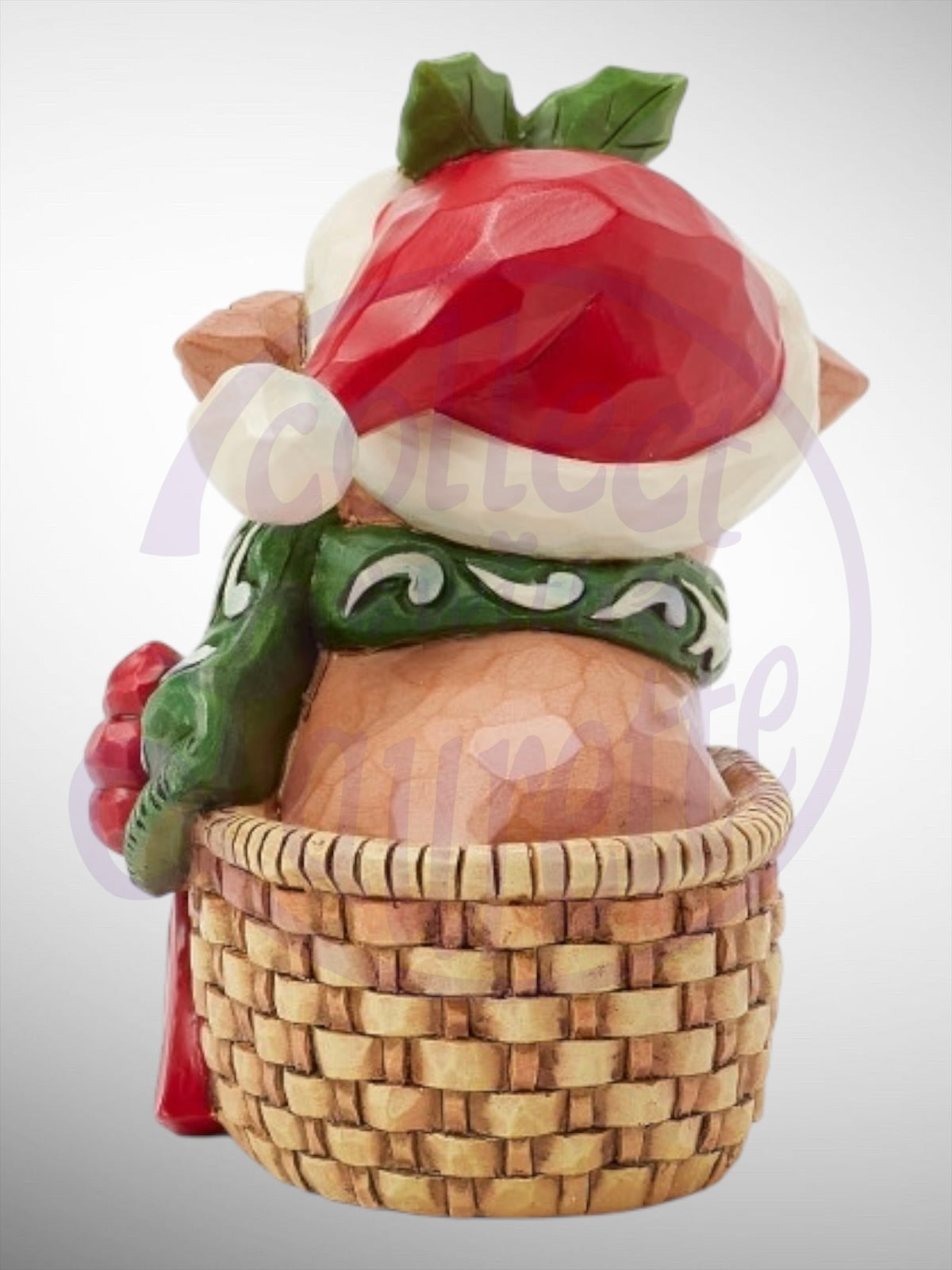 Jim Shore Heartwood Creek - Mini Highland Cow in Basket Figurine